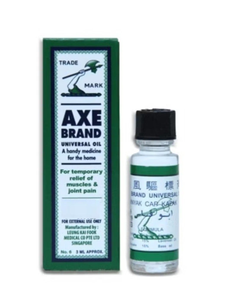 Axe 4Pcs Universal Oil For Temporary Relief Of Muscles & Joint Pain 3ml - Image 2